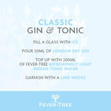 Fever-Tree light tonic water 4 x 200ml - British product