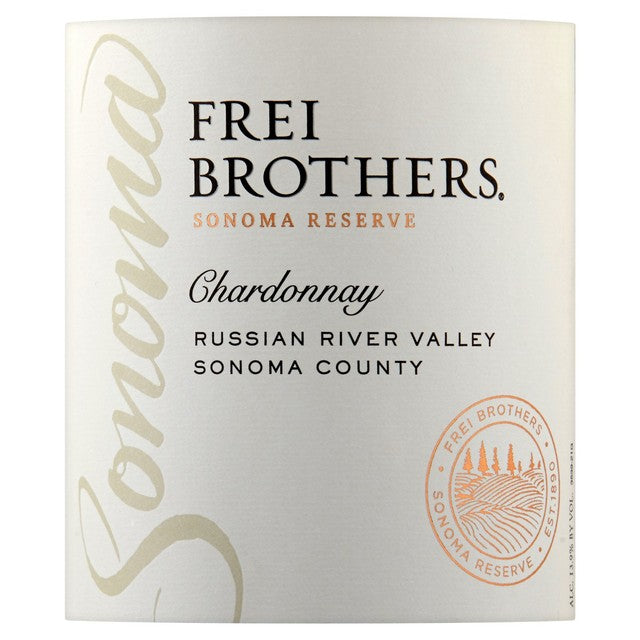 Frei Brothers Chardonnay white wine Russian River Valley 75cl - British product