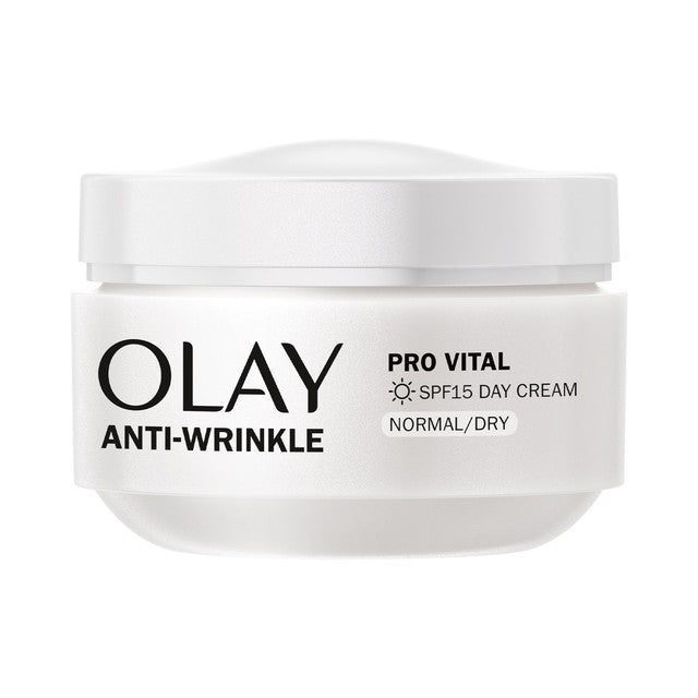 Olay Anti-Wrinkle Pro Vital Day Cream for Mature Skin 50ml, imported from the UK