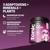 Tonic Health Kids Calm Gummies raspberry 30 count (British brand)