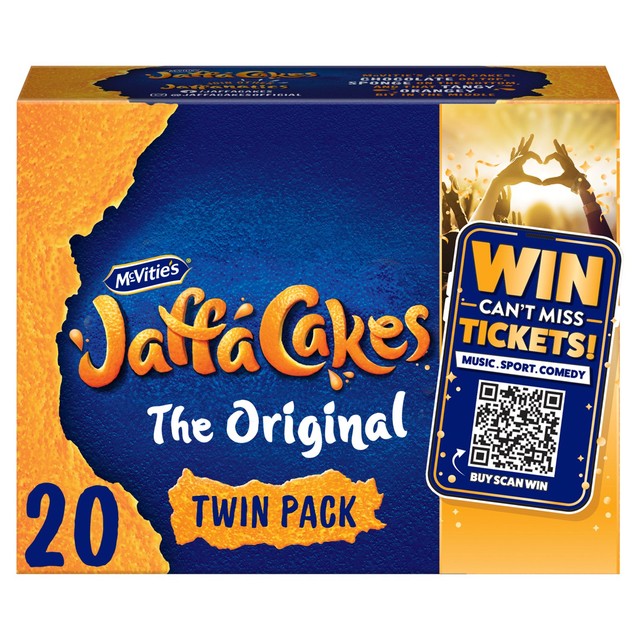 McVitie's Jaffa Cakes Original twin pack, imported from the UK