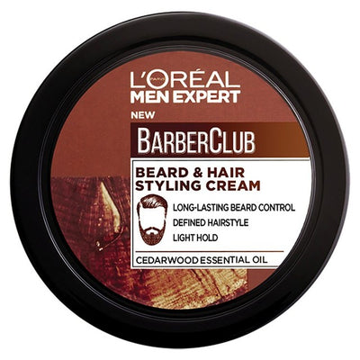 M&S L'Oreal Men Expert Barber Club Beard & Hair Style Cream- Buy online at McGrocer