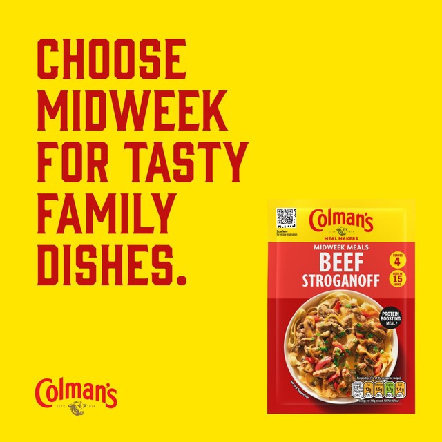 Colman's Beef Stroganoff Recipe Mix pouch - British product