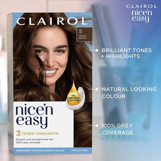 Clairol Nice'n Easy hair dye 10B Extra Light Beige Blonde - British product