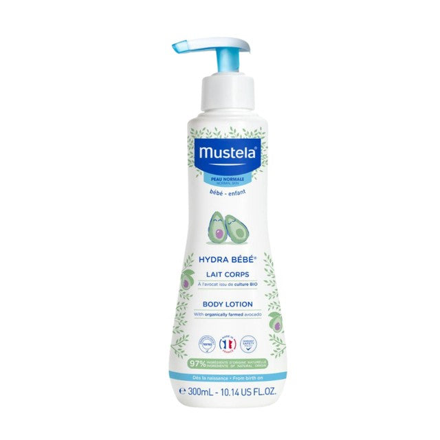 Mustela Hydra Baby Body Lotion 300ml, imported from the UK