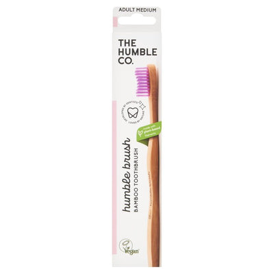 Humble Bamboo Toothbrush Medium - Mixed Colours Manual Toothbrush