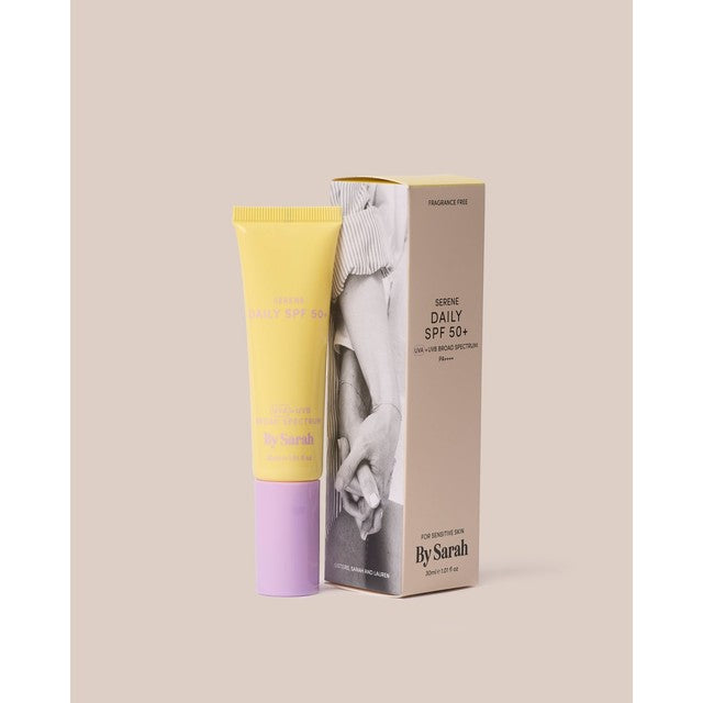 By Sarah sensitive sunscreen SPF 50+ tube, imported from the UK