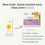 Naty sanitary pads regular, imported from the UK