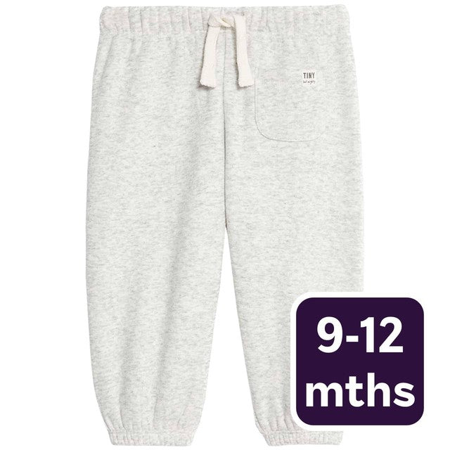 M&S grey marl joggers for 9-12 months, imported from the UK