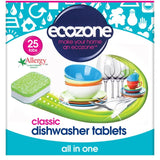 Ecozone Classic All in One dishwasher tablets 25 tablets - British product