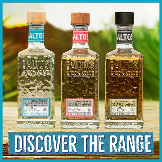 Olmeca Altos Plata tequila 70cl, imported from the UK