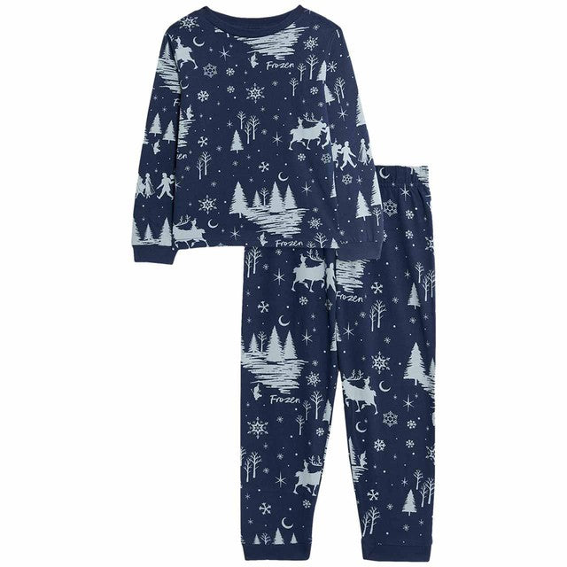 M&S Frozen pyjamas navy 6-7 years, imported from the UK