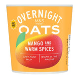M&S mango and warm spices overnight oats pot - British product