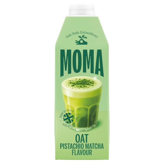MOMA Pistachio Matcha oat drink UK version