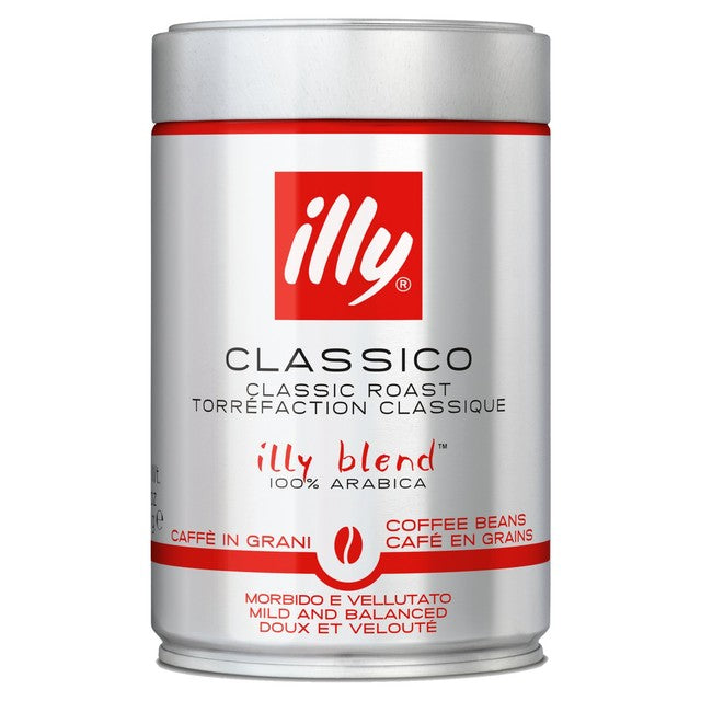 Illy Classico Roast Coffee Beans 250g, UK version