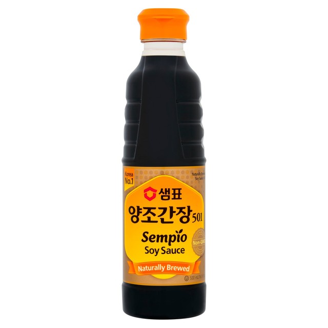 Sempio Korean Naturally Brewed soy sauce 500ml (British brand)