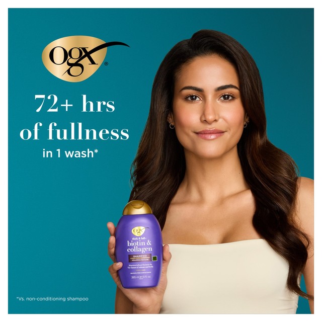 OGX Thick & Full Biotin & Collagen Shampoo 385ml (British brand)