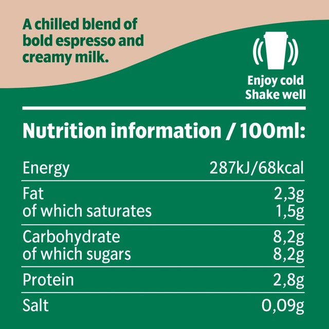 Starbucks Caffè Latte Iced Coffee 220ml (British brand)