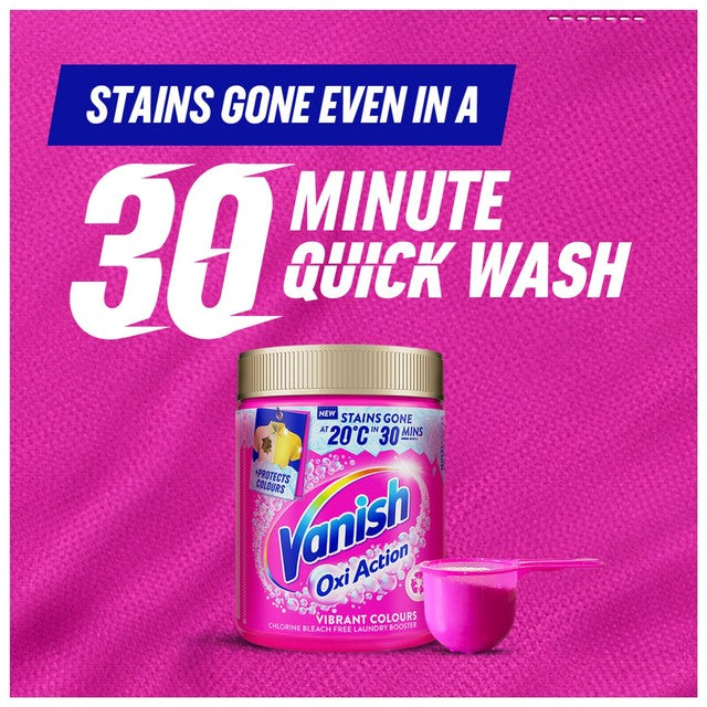 Vanish Oxi Action Fabric Stain Remover Powder Colours 2.4kg (British brand)