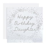 M&S Daughter Sparkle birthday card 15cm x 15cm, imported from the UK