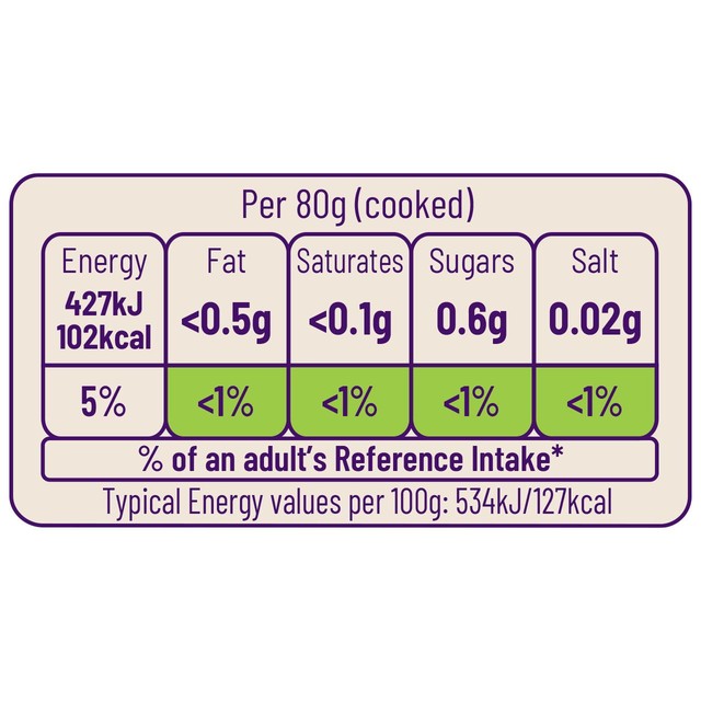 Ocado green lentils 500g, imported from the UK