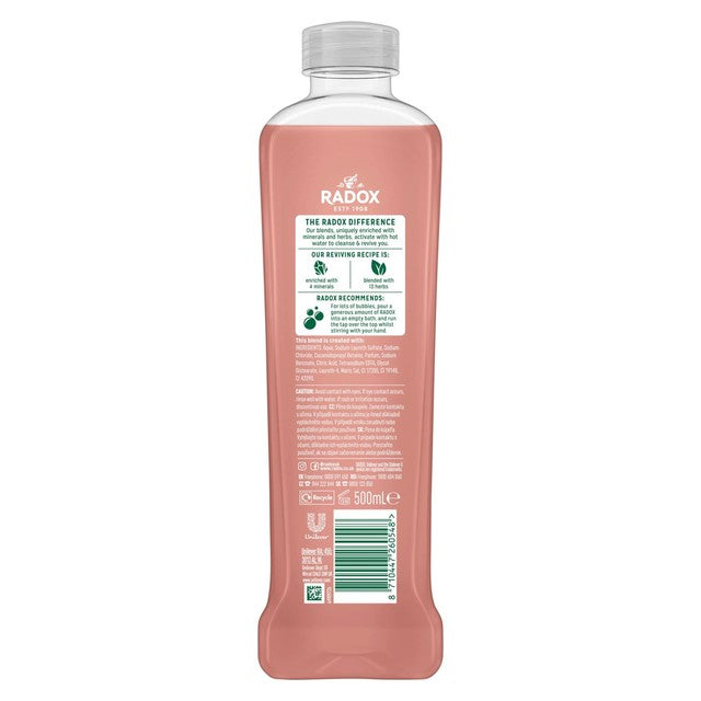 Radox Feel Detoxed bath soak 500ml, imported from the UK