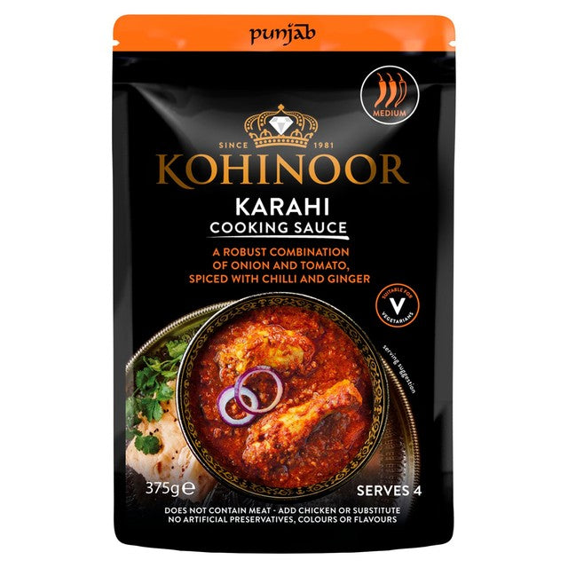 Kohinoor karahi sauce 375g, UK version