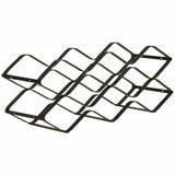 M&S black wire wine rack for 6 bottles, imported from the UK