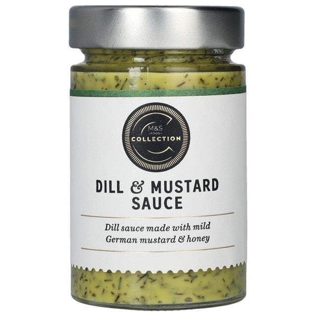 M&S dill and mustard sauce 190g, imported from the UK