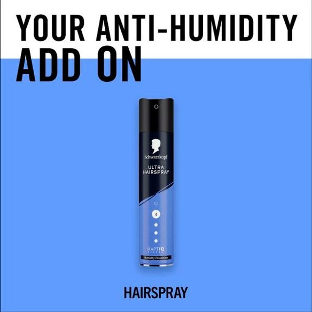 Schwarzkopf Ultra hairspray 250ml (British brand)