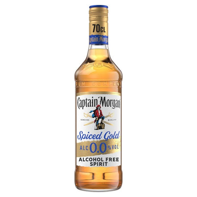 M&S Captain Morgan Spiced Gold 0.0% Alcohol Free Spirit Drink 70cl- Buy online at McGrocer