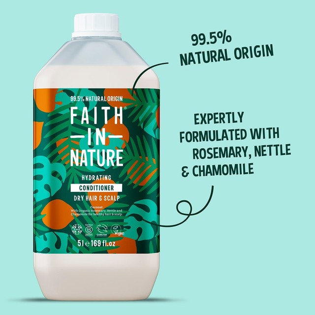 Faith in Nature coconut conditioner 5L - British product