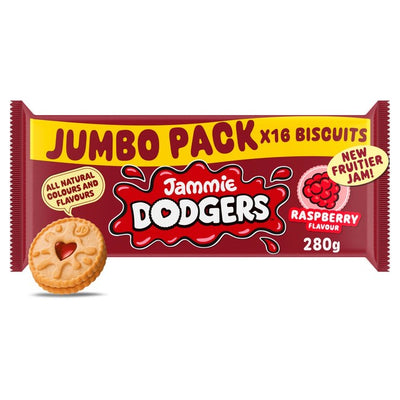 Jammie Dodgers Original Raspberry Shortcake Biscuits 280g