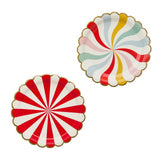 Hootyballoo circus paper plates 22.5cm (British brand)