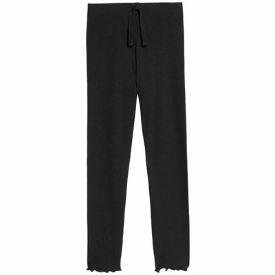 M&S M&S Ensfarvede Ribbestrikkede Bomullsleggings i Svart for Barn 4-5 år - Kjøp online hos McGrocer