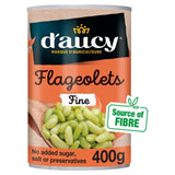 D'aucy canned flageolets 400g - British product