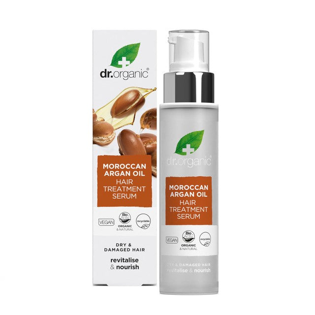 Dr Organic Moroccan Argan Oil hair serum 100ml - British product