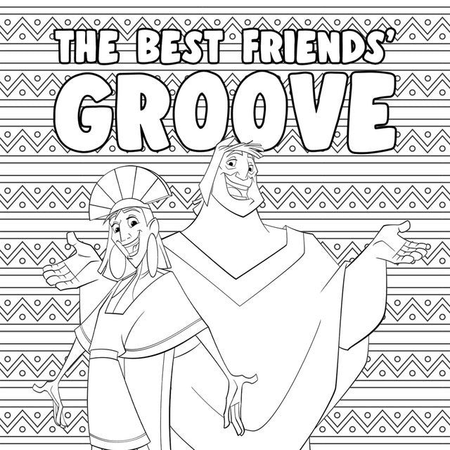 Igloo Books Disney Colourmania Besties colouring set 23cm - British product