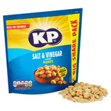 KP Nuts salt and vinegar flavour peanuts 390g, UK version