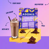 Adonis keto protein shake chocolate (British brand)