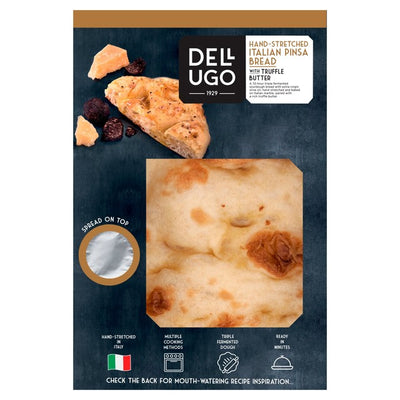 M&S Dell'Ugo Italian Pinsa with Truffle Butter Partially Baked Bread 220g- Buy online at McGrocer