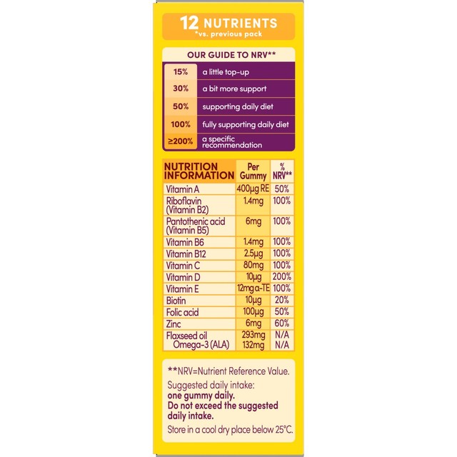 Bassetts Tropical Omega-3 & Multivitamin Gummies for kids - British product