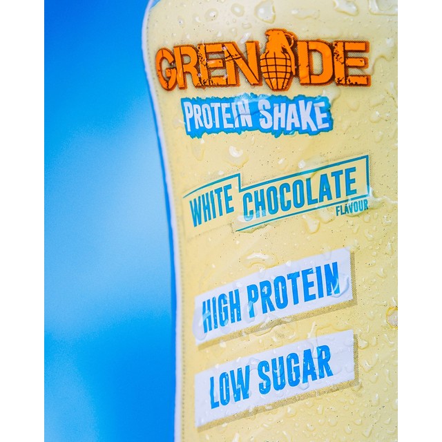 Grenade white chocolate protein shake 330ml, UK version