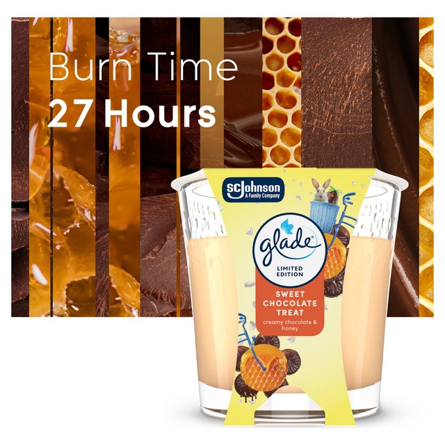 Glade Sweet Chocolate Treat scented candle 112g, UK version
