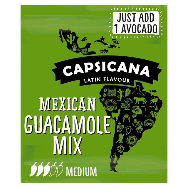 Capsicana guacamole mix medium 25g - British product