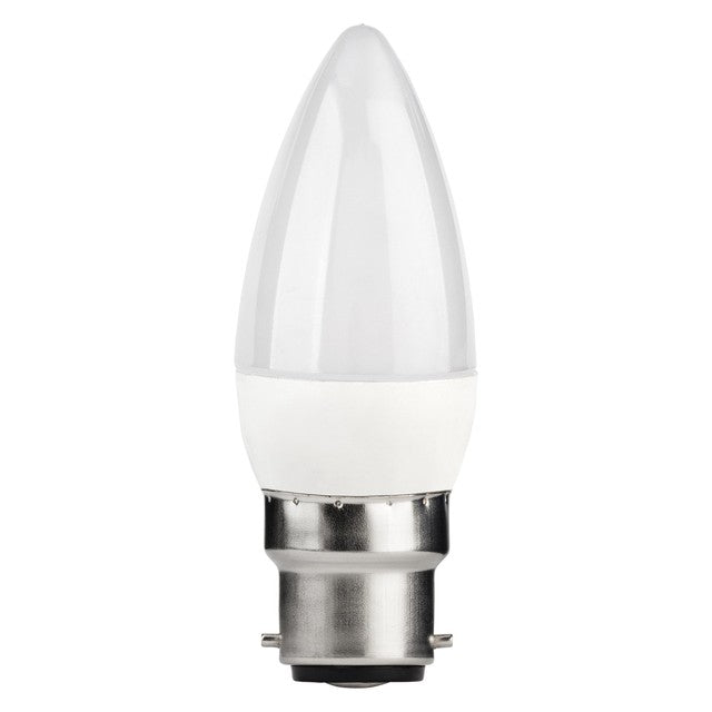 TCP LED candle lightbulb 7.5W warm white - British product