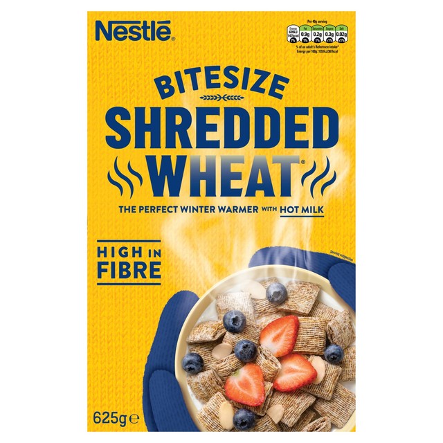 Nestle Shredded Wheat Bitesize Cereal 625g (British brand)