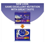 Purina One wet cat food Mini Fillets Selective Palate 8 x 85g, imported from the UK