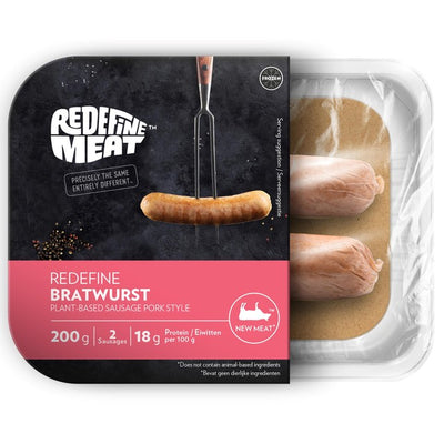 Redefine Meat Plant Based Bratwurst Vegan Sausage 2 x 100g