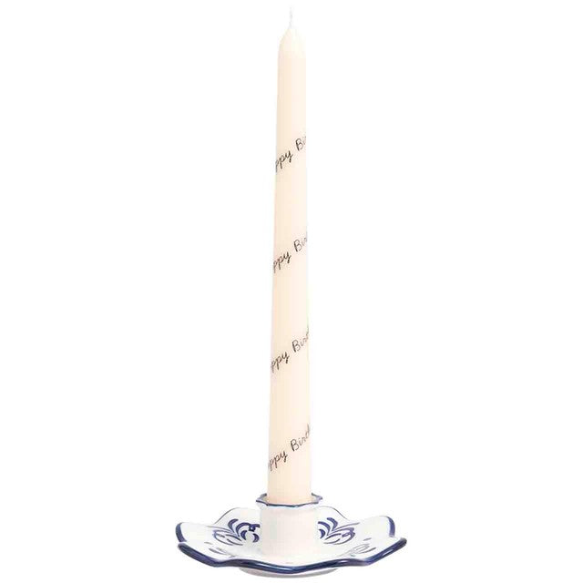 M&S birthday dinner candles white 25.4 cm - British product